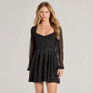 NWT Windsor Captivate Glitter Party Dress XS